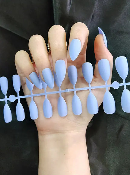 KissICON Matte Press On Fake Nails 24Pcs Full Cover