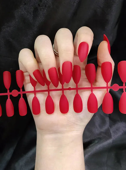 KissICON Matte Press On Fake Nails 24Pcs Full Cover
