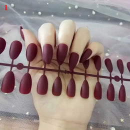 KissICON Matte Press On Fake Nails 24Pcs Full Cover