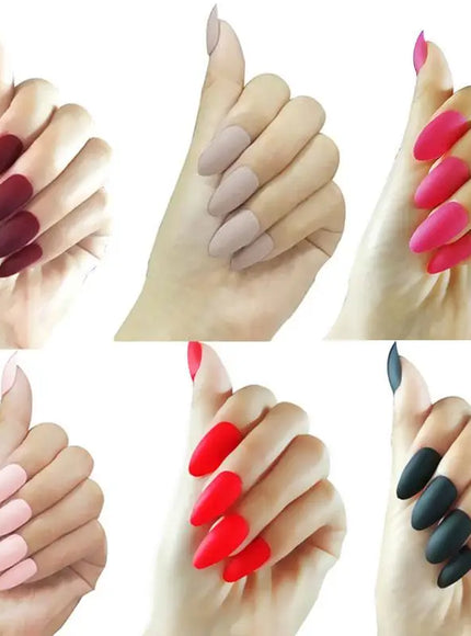 KissICON Matte Press On Fake Nails 24Pcs Full Cover