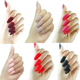 KissICON Matte Press On Fake Nails 24Pcs Full Cover