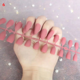 KissICON Matte Press On Fake Nails 24Pcs Full Cover