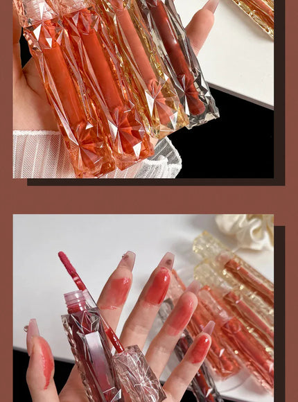 KissICON Maxfine Lip Gloss Hydrating Long Lasting Waterproof Shine