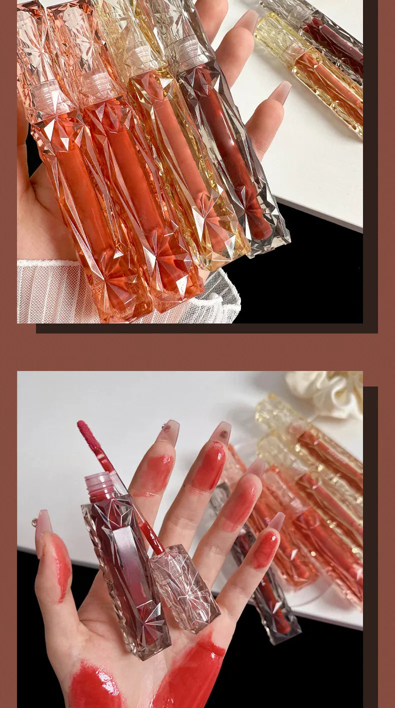 KissICON Maxfine Lip Gloss Hydrating Long Lasting Waterproof Shine