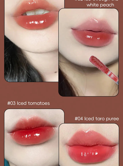 KissICON Maxfine Lip Gloss Hydrating Long Lasting Waterproof Shine