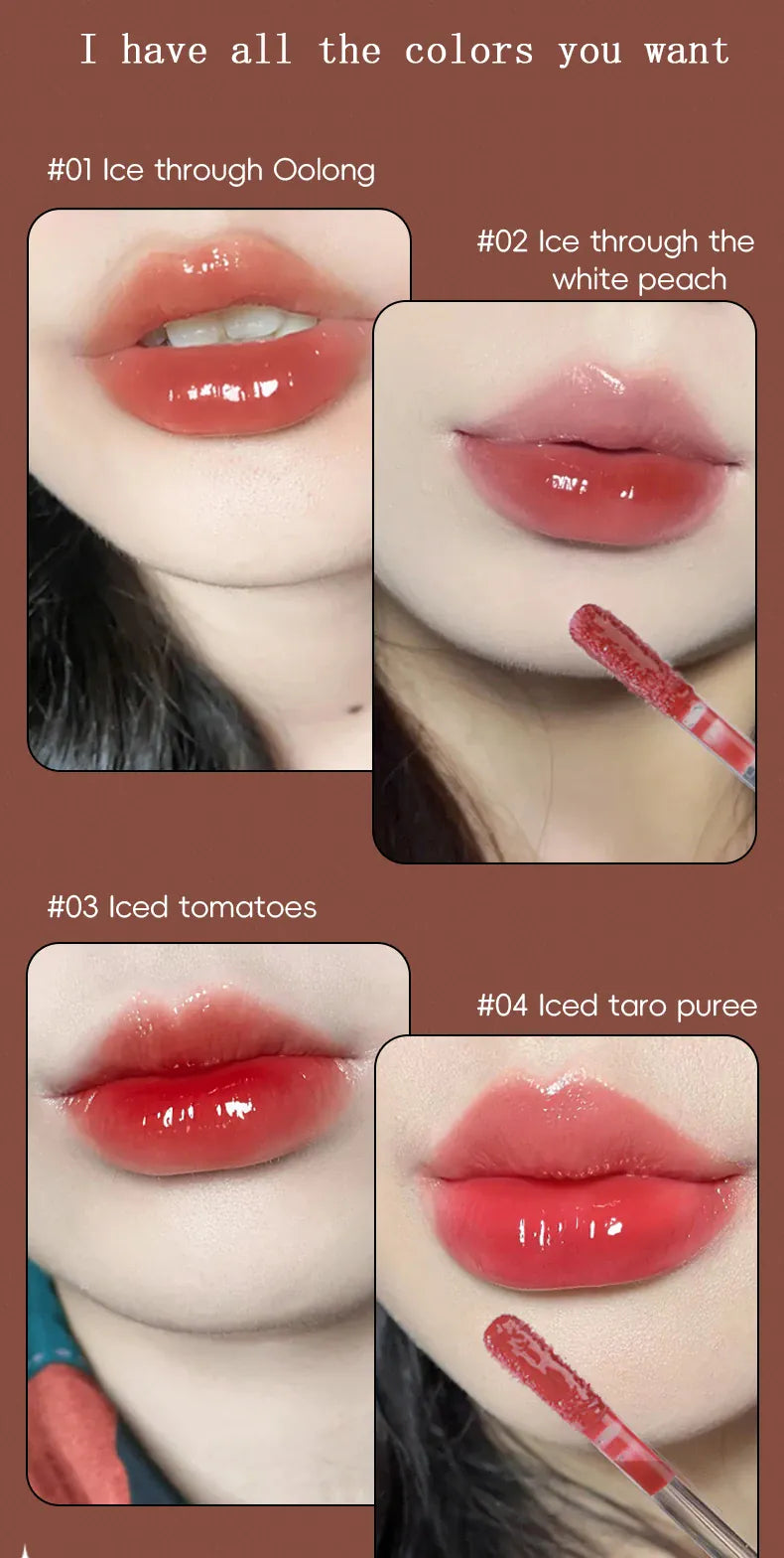 KissICON Maxfine Lip Gloss Hydrating Long Lasting Waterproof Shine