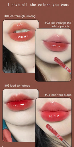 KissICON Maxfine Lip Gloss Hydrating Long Lasting Waterproof Shine