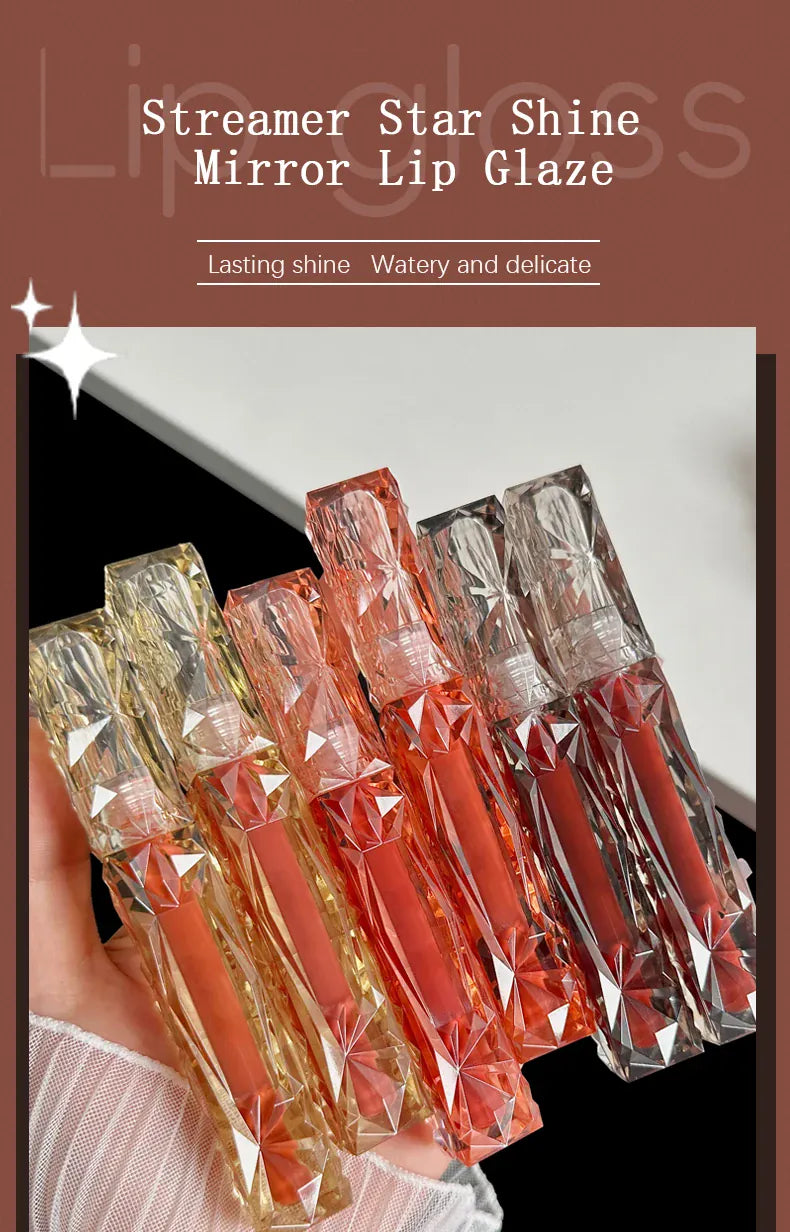 KissICON Maxfine Lip Gloss Hydrating Long Lasting Waterproof Shine