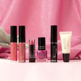KissICON MC1104 Pink 23pc Travel Makeup Set – Train