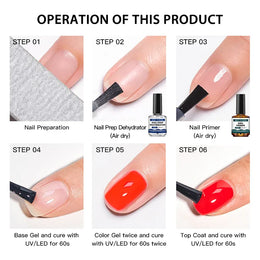 KissICON MEET ACROSS 15ml Glass Bottle Nail Primer Nail