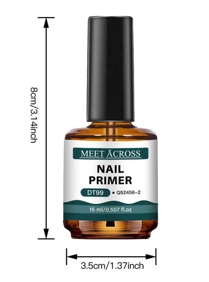 KissICON MEET ACROSS 15ml Glass Bottle Nail Primer Nail