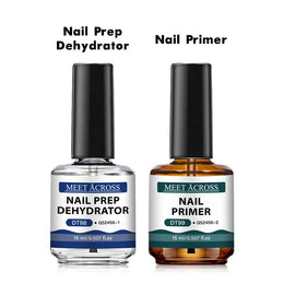 KissICON MEET ACROSS 15ml Glass Bottle Nail Primer Nail