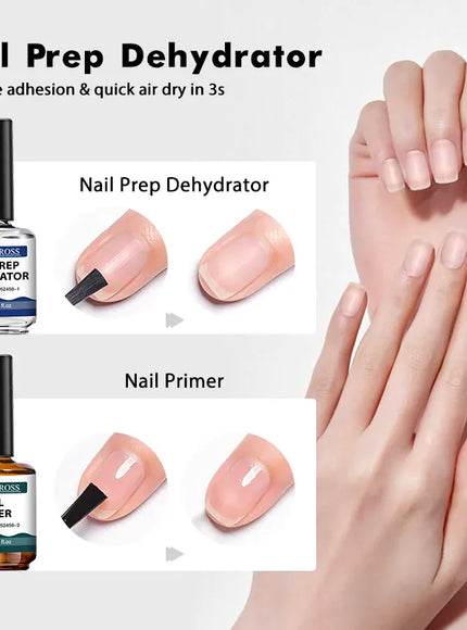 KissICON MEET ACROSS 15ml Glass Bottle Nail Primer Nail