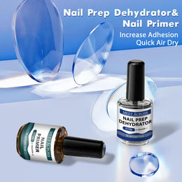 KissICON MEET ACROSS 15ml Glass Bottle Nail Primer Nail