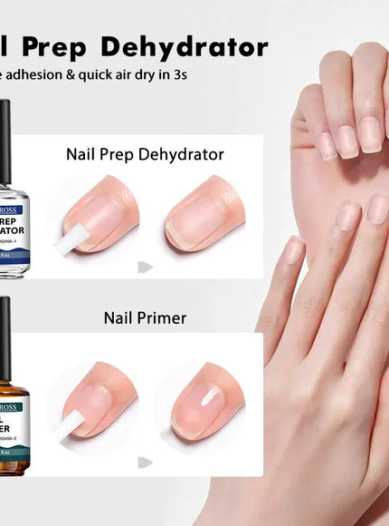 KissICON MEET ACROSS 15ml Glass Bottle Nail Primer Nail