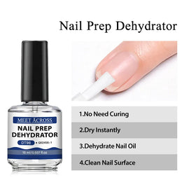 KissICON MEET ACROSS 15ml Glass Bottle Nail Primer Nail