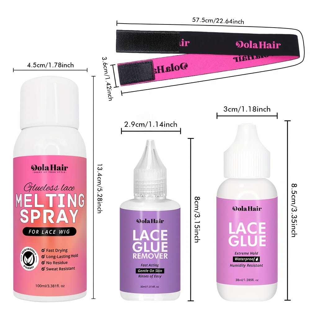 KissICON Melting 4 PCS KIT Kissicon Dolahair Lace Wig Glue Kit