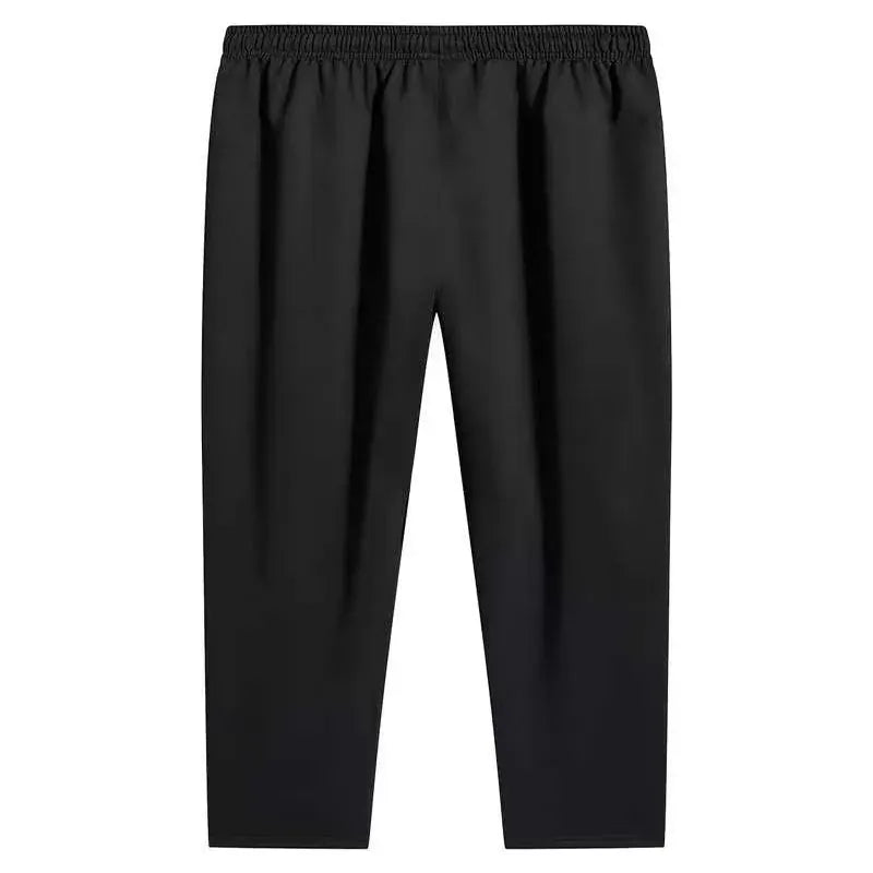 KissICON Men Power Muscle Print Jogger Pants Elastic Drawstring Waist Quick Dry Lightweight Sports Trousers Gym Fitness Running Sweat Pan