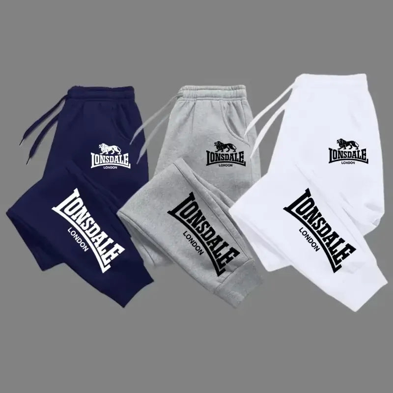 KissICON Men Printed Pants EVERLAST Men Women Running Pants Joggers Sweatpant Sport Casual Trousers Fitness Gym Breathable Pants