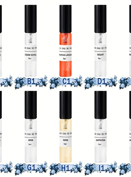 KissICON Men's set 10 bottles KissIcon Perfume Gift Set For Women Travel -