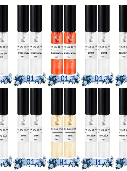 KissICON Men's set 20 bottles KissIcon Perfume Gift Set For Women Travel -