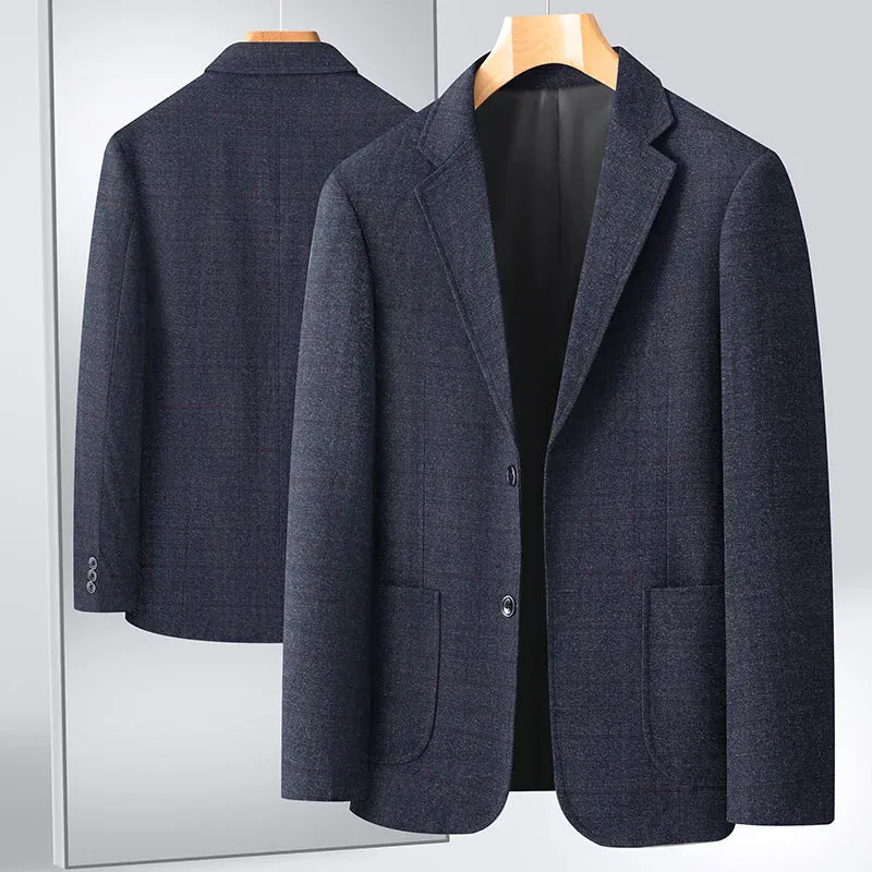 KissICON Mens British Style Business Casual Four Seasons Blazer