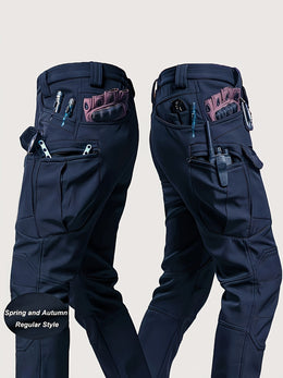 KissICON Mens Durable OffRoad Cargo Pants SpringAutumn Utility Trousers
