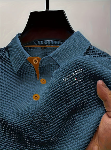 KissICON Mens HighEnd Mesh Button ShortSleeve Summer Shirt
