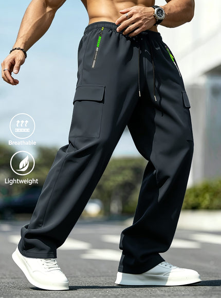 KissICON Mens Lightweight Cargo Work Pants AllSeason Comfort  Utility