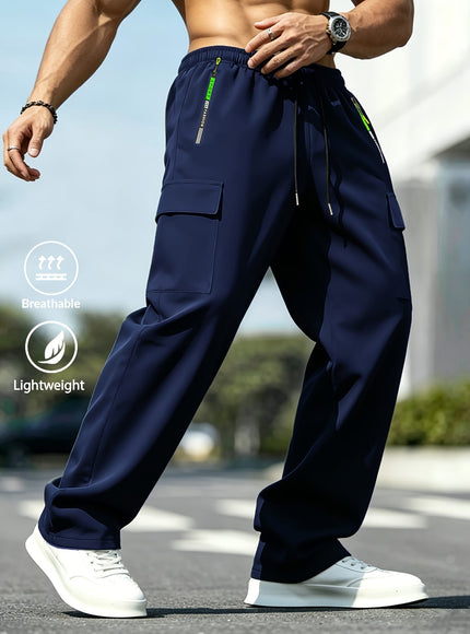 KissICON Mens Lightweight Cargo Work Pants AllSeason Comfort  Utility