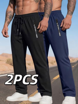 KissICON Mens Lightweight Loose Fit QuickDry Casual Summer Pants