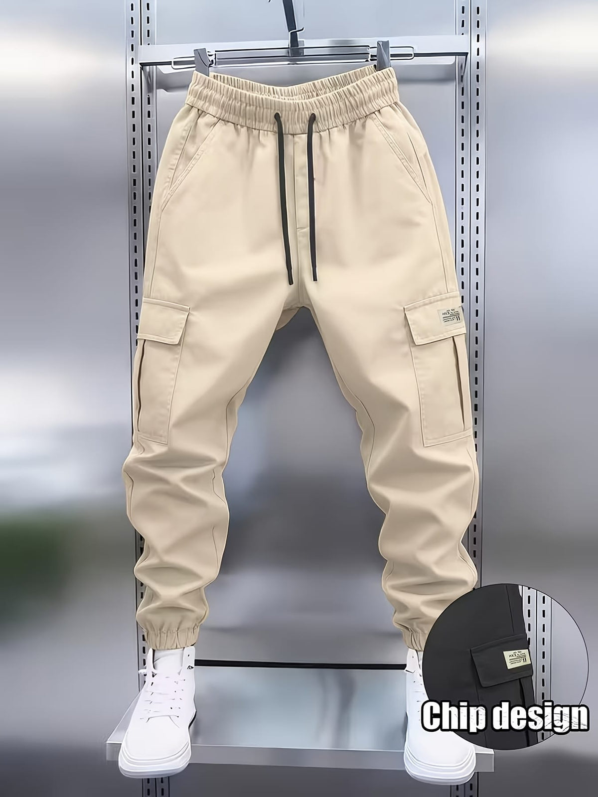 KissICON Mens MultiPocket AllSeason Cargo Pants