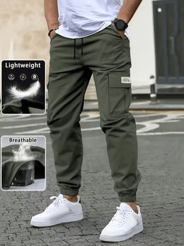 KissICON Mens MultiPocket AllSeason Cargo Pants