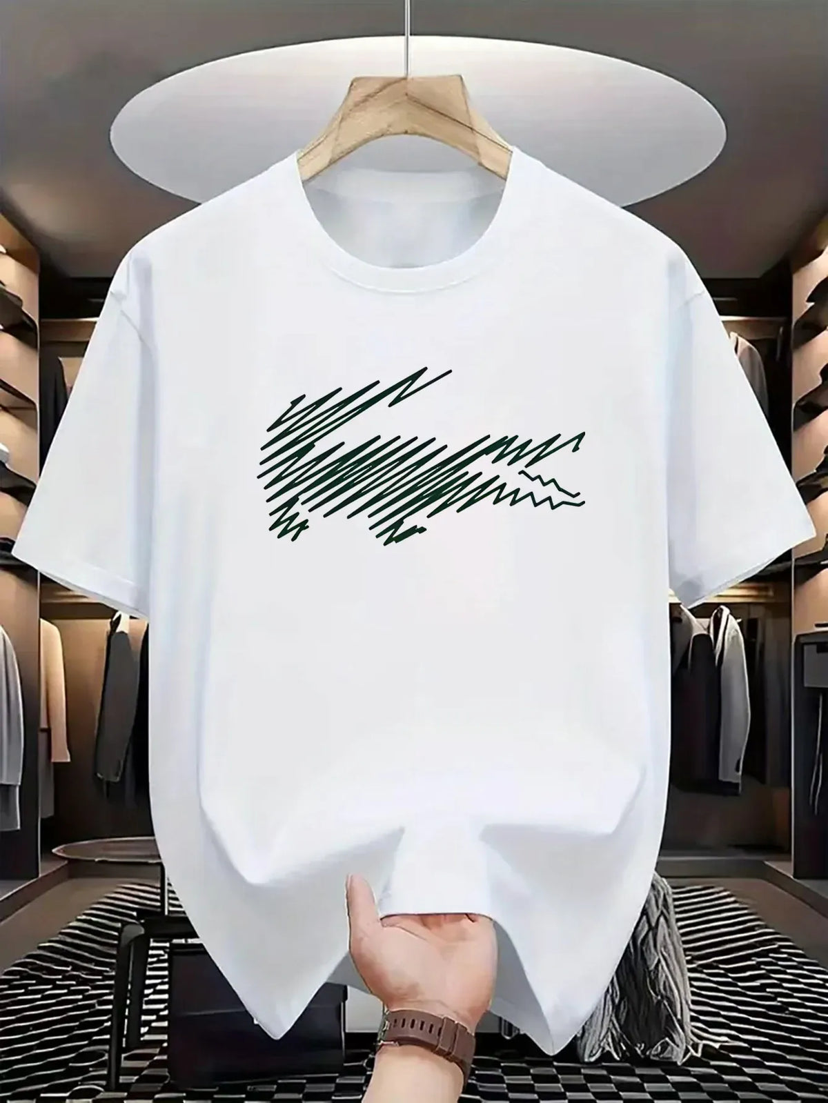KissICON Mens QuickDry Printed Casual Sports Tee