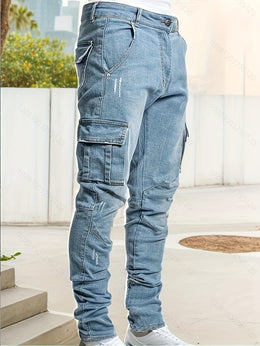 KissICON Mens Slim Fit Workwear Jeans Built to Last
