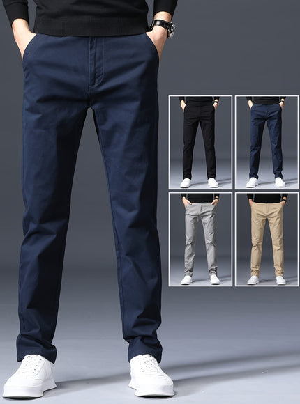 KissICON Mens Stretch Slim Fit Business Casual Pants