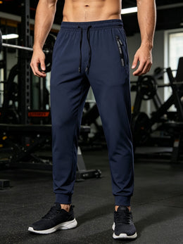 KissICON Mens Summer Lightweight Cuffed Joggers