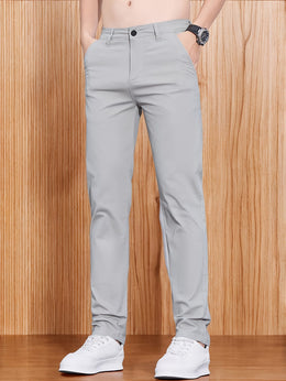 KissICON Mens Versatile Slim Straight Casual Office Suit Pants