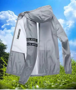 KissICON Mens Waterproof QuickDry Hooded Sun Jacket