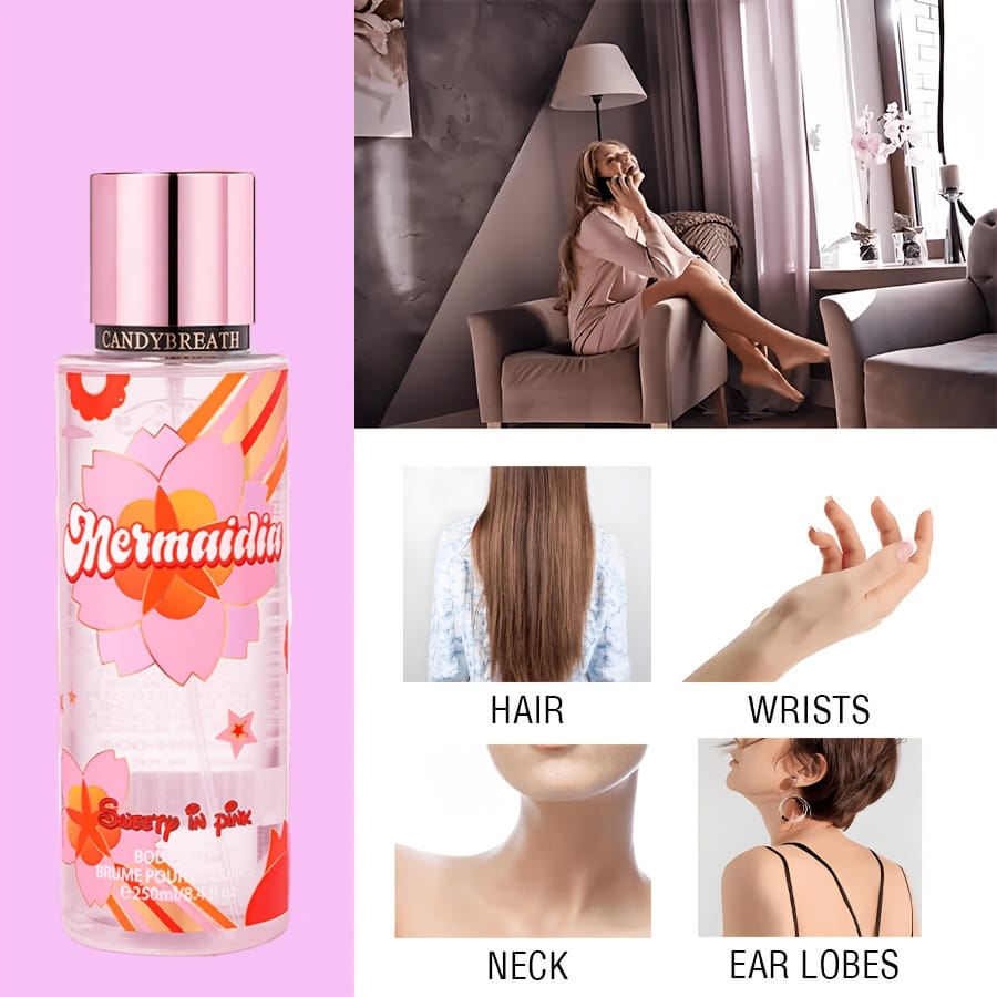KissICON Mermaidia Floral Unisex Body Mist Longlasting Fresh