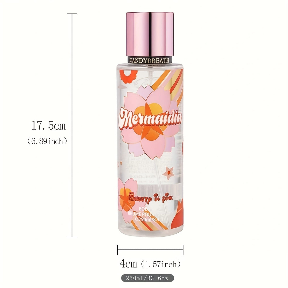 KissICON Mermaidia Floral Unisex Body Mist Longlasting Fresh