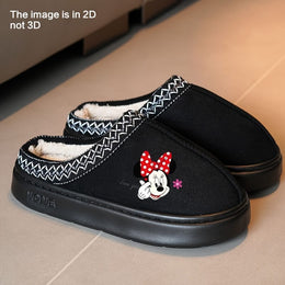 jkthpu-45 Mickey Mouse Plush Slippers Cozy Official Disney IndoorOutdoor Comfort