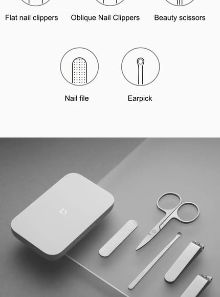 KissICON Mijia Nail clippers KissIcon Xiaomi Mijia 5 in 1 Nail Clippers