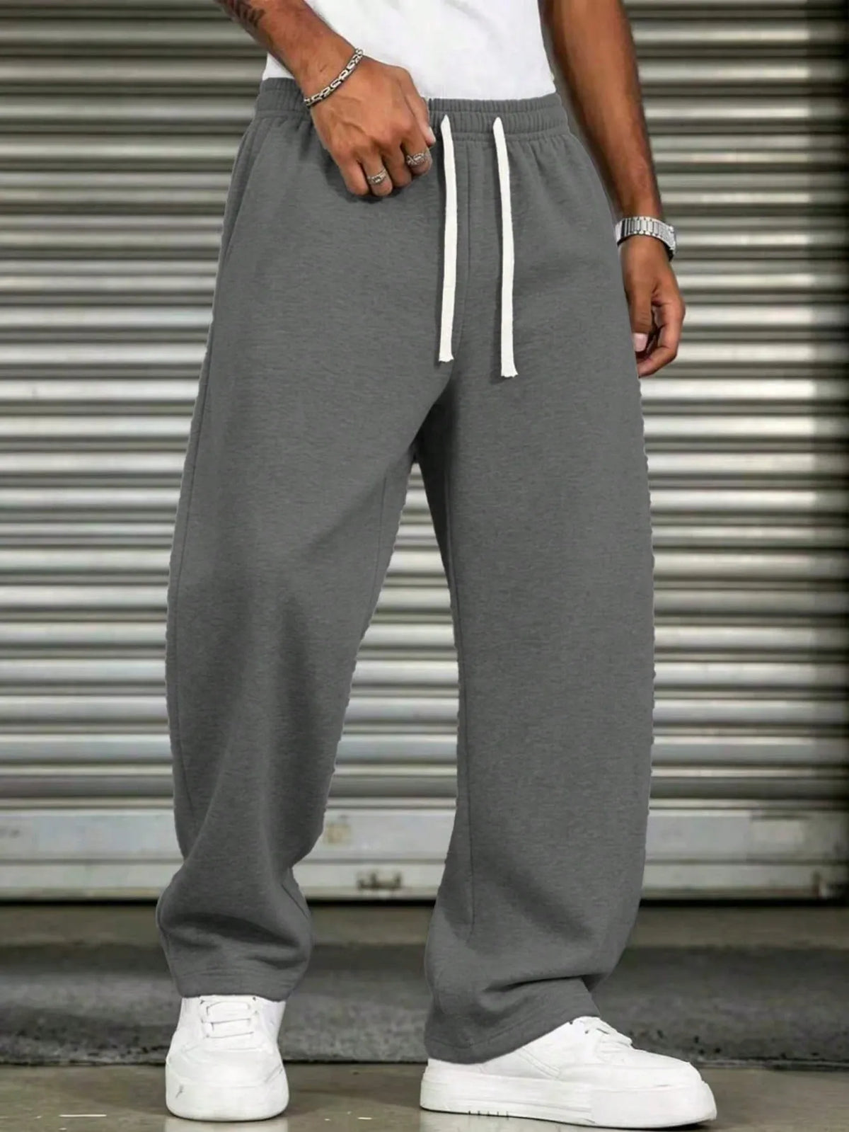 KissICON Minimalist Knit Pants Versatile Comfort for Dad