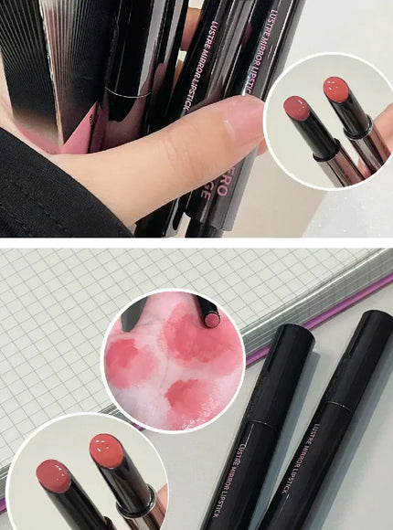 KissICON Mirror Lipstick Moisturizing and Pouty Lips Smooth Color