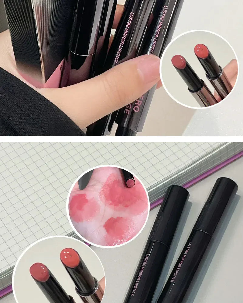 KissICON Mirror Lipstick Moisturizing and Pouty Lips Smooth Color