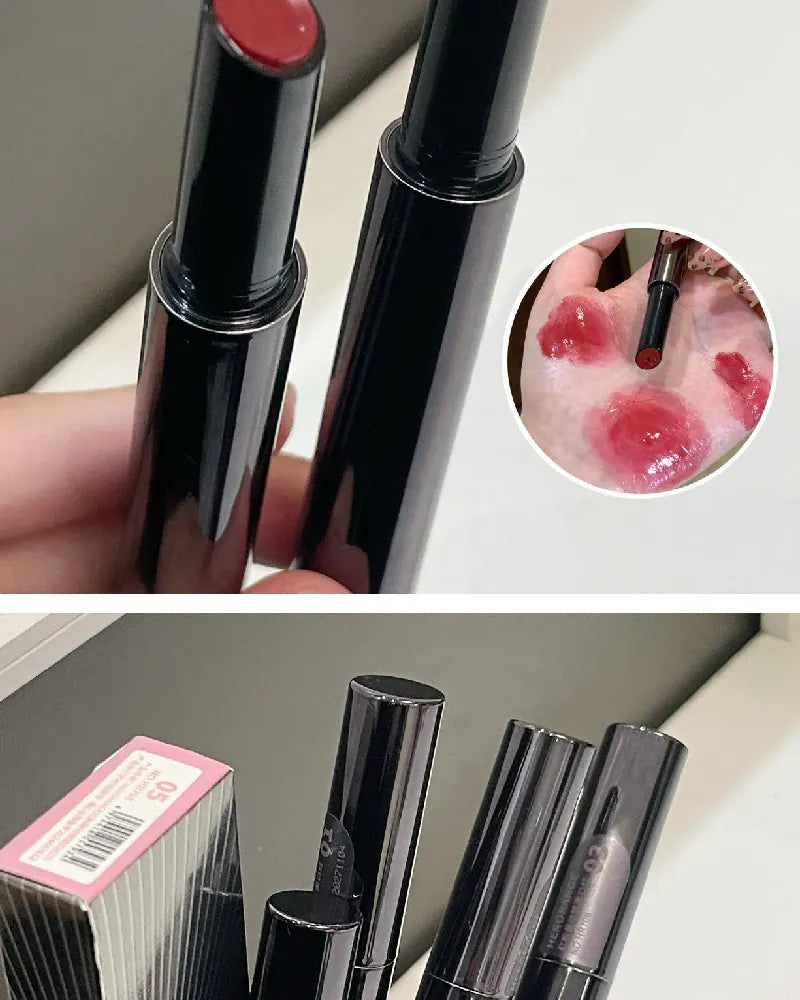 KissICON Mirror Lipstick Moisturizing and Pouty Lips Smooth Color