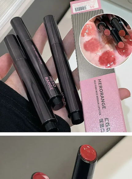 KissICON Mirror Lipstick Moisturizing and Pouty Lips Smooth Color