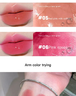 KissICON Mirror Lipstick Moisturizing and Pouty Lips Smooth Color