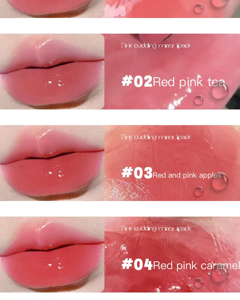 KissICON Mirror Lipstick Moisturizing and Pouty Lips Smooth Color